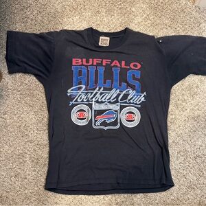 Vintage Buffalo Bills Football Club Black T-Shirt